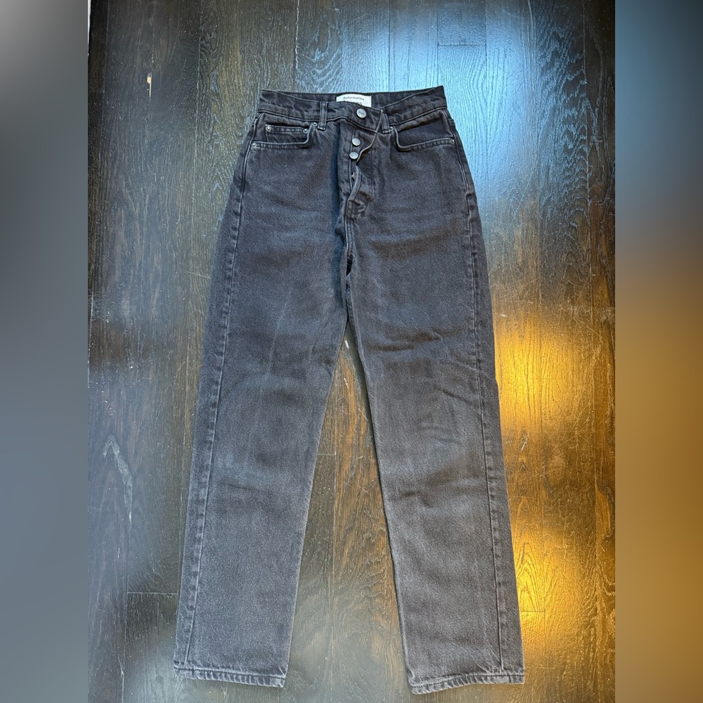 Reformation Black Straight Women's Jeans